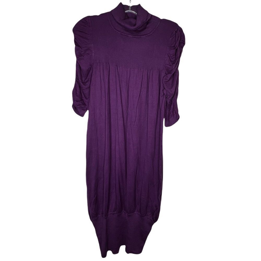 MSSP Max Studio Silk Blend Sweater Dress
